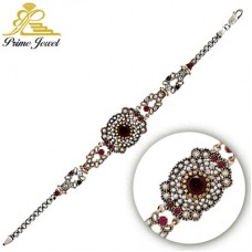 Gümüş Otantik Taşlı Biezik /Bileklik